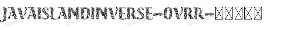 JavaIslandInverse-0VRr字体转换