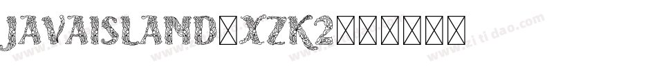 JavaIsland-XzK2字体转换