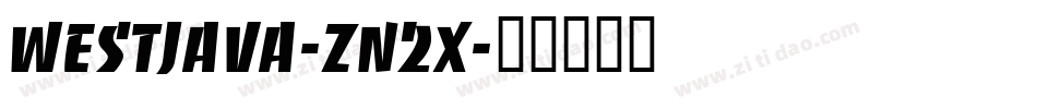 WestJava-Zn2x字体转换