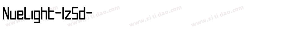 NueLight-lz5d字体转换