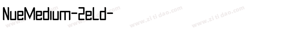NueMedium-2eLd字体转换