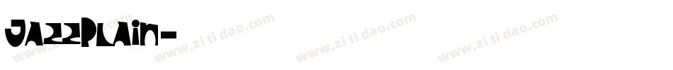 JazzPlain字体转换
