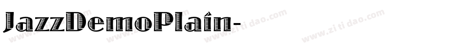JazzDemoPlain字体转换