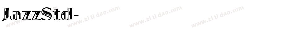 JazzStd字体转换