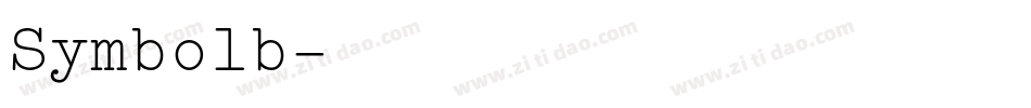 Symbolb字体转换