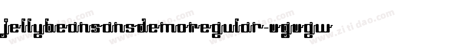 JellyBeanSansDemoRegular-VGVgw字体转换