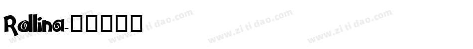 Rollina字体转换