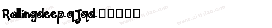 Rollingdeep-qJqd字体转换
