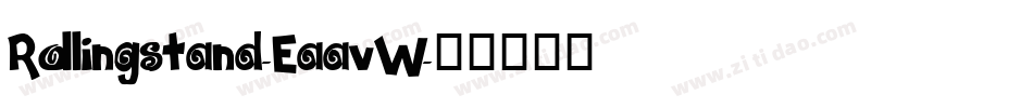 Rollingstand-EaavW字体转换