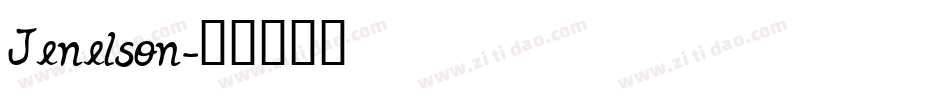 Jenelson字体转换