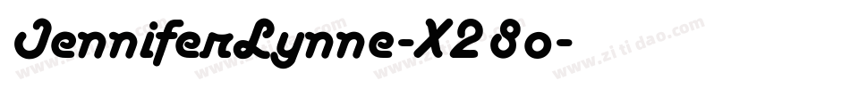 JenniferLynne-X28o字体转换