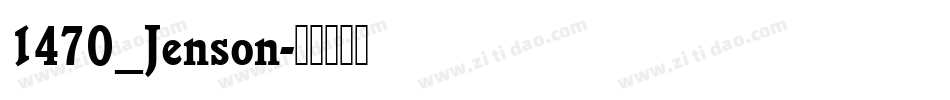 1470_Jenson字体转换