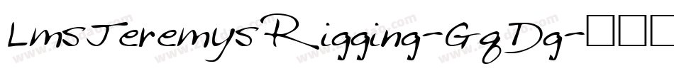 LmsJeremysRigging-GqDg字体转换