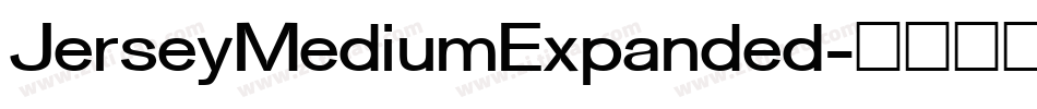 JerseyMediumExpanded字体转换