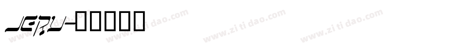 JERU字体转换