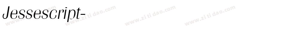 Jessescript字体转换