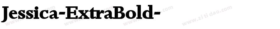Jessica-ExtraBold字体转换