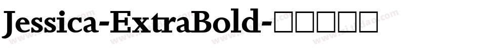Jessica-ExtraBold字体转换