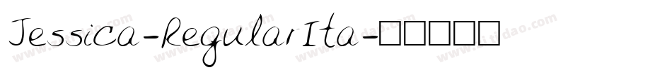 Jessica-RegularIta字体转换