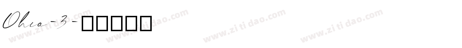 Ohio-3字体转换