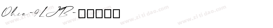 Ohio-9LJB字体转换
