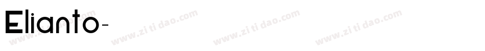 Elianto字体转换