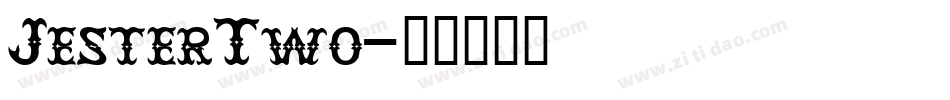 JesterTwo字体转换