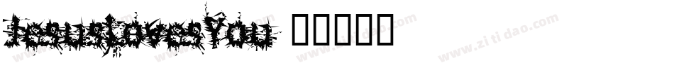 JesusLovesYou字体转换