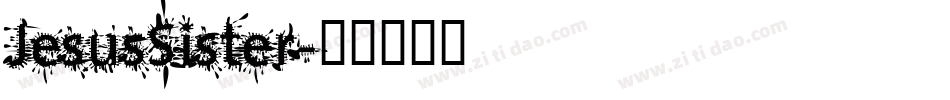 JesusSister字体转换