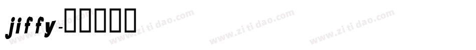 jiffy字体转换