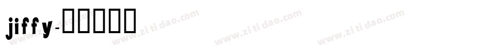 jiffy字体转换