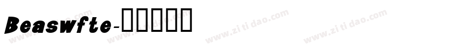 Beaswfte字体转换