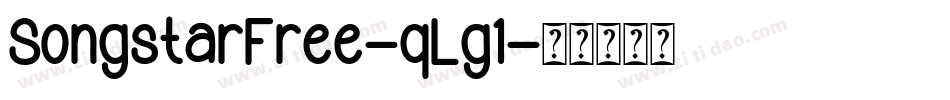 SongstarFree-qLg1字体转换