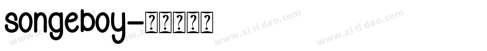 songeboy字体转换