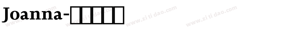 Joanna字体转换
