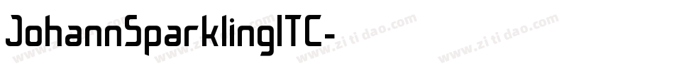 JohannSparklingITC字体转换