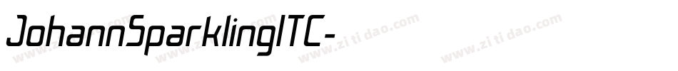 JohannSparklingITC字体转换