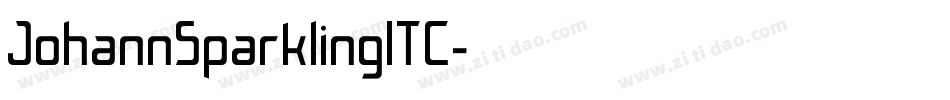 JohannSparklingITC字体转换