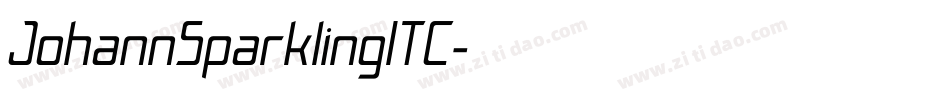 JohannSparklingITC字体转换