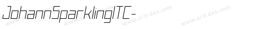 JohannSparklingITC字体转换