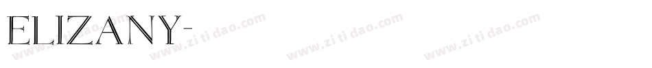 Elizany字体转换