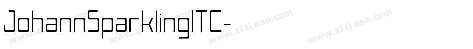 JohannSparklingITC字体转换