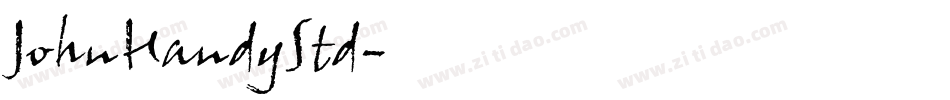 JohnHandyStd字体转换