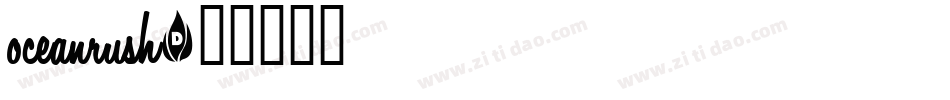 oceanrush字体转换