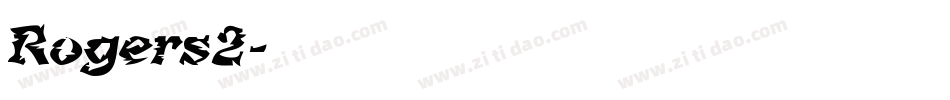 Rogers2字体转换