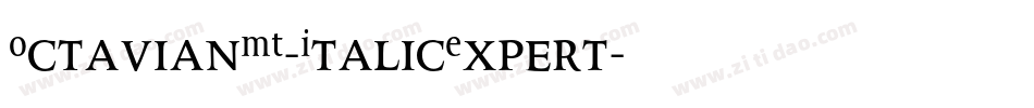 OctavianMT-ItalicExpert字体转换