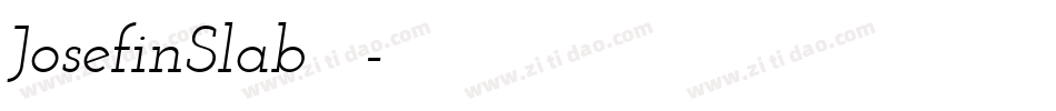 JosefinSlab手机版字体转换