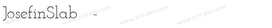 JosefinSlab转换器字体转换