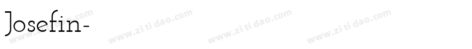 Josefin字体转换
