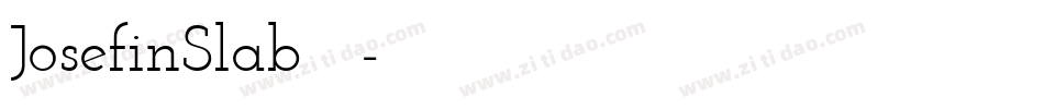 JosefinSlab手机版字体转换